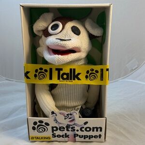 Pets.com Sock Puppet Toy